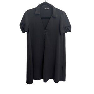 2/$30 ZARA XS Black Mini Sleeve Dress